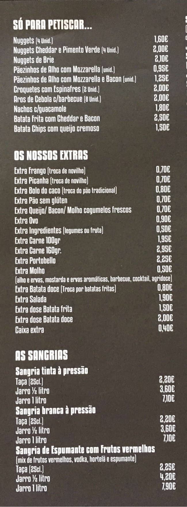 Hamburgueria Fidalgo Moinho Pequeno Barreiro Centro Zomato Portugal